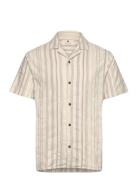 Akleon S/S Cotton Shirt Cream Anerkjendt