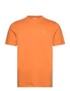 Photo Print Tee S/S Orange Lindbergh