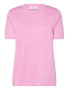 Slcolumbine Loose Fit Tee Pink Soaked In Luxury