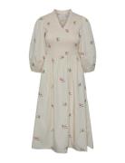 Yasjubel 3/4 Midi Dress S. - Ca Cream YAS