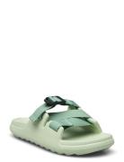 Sandal With Polyester Straps Green Ilse Jacobsen