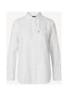 Isa Linen Shirt White Lexington Clothing
