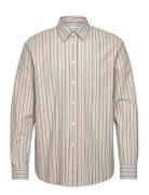 Aster Fun Pinstripe Shirt Grey Wood Wood