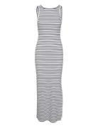 Drewgz Sl Reversible Stripe Dress N White Gestuz