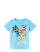 Nmmmanse Pawpatrol Ss Top Cplg Blue Name It