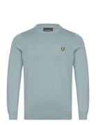 Cotton Crew Neck Jumper Blue Lyle & Scott