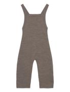 Baby Felted Overalls Brown FUB