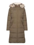 Polyester/Down-Hd Diamond Puffer Brown Lauren Ralph Lauren