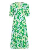 Dvf Jemma Dress Green Diane Von Furstenberg