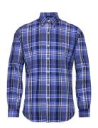 Custom Fit Plaid Oxford Shirt Blue Polo Ralph Lauren