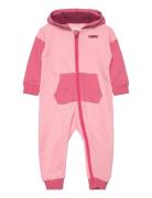 Levi's® Colorblocked Hooded Coverall Pink Levi's