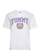 Tjw Rlx Varsity Sport 3 Tee Ext White Tommy Jeans