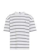 Stripe Tee S/S Patterned Tommy Hilfiger