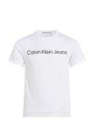Inst. Logo Ss T-Shirt White Calvin Klein