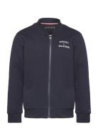 Th Logo Zip Trough Sweatshirt Navy Tommy Hilfiger