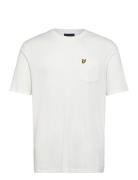 Textured Stripe T-Shirt White Lyle & Scott