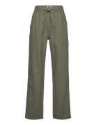 Trousers Linen Blend Green Lindex