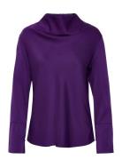 Ayumi Silk Blouse Purple Ahlvar Gallery