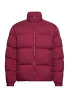 New York Gmd Down Puffer Jacket Burgundy Tommy Hilfiger