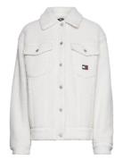 Tjw Sherpa Jacket White Tommy Jeans