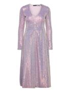 Sequin Midi Dress Pink ROTATE Birger Christensen