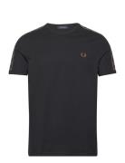 C Tape Ringer T-Shirt Black Fred Perry