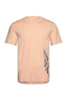 Photoprinted T-Shirt Orange Tom Tailor