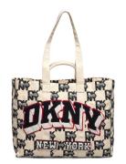 Heart Of Ny Large Tote Cream DKNY Bags