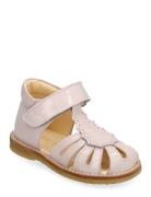 Sandals - Flat - Closed Toe Pink ANGULUS