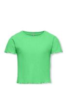 Kognella S/S O-Neck Top Noos Jrs Green Kids Only