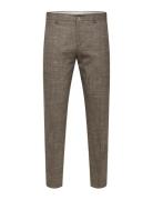 Slhslim-Oasis Linen Trs Noos Grey Selected Homme