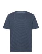 Narrow Striped Slub Tee - Gots/Vega Blue Knowledge Cotton Apparel