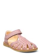 Sandals - Flat - Closed Toe Pink ANGULUS