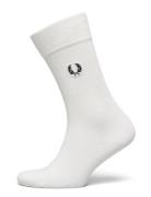 Classic Laurel Wreath Sock White Fred Perry