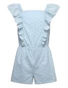 Kogelly Emb Playsuit Wvn Blue Kids Only