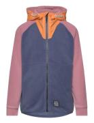 Fleece Color Jacket - W. Hood Patterned Color Kids