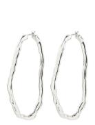 Light Recycled Large Hoops Silver Pilgrim