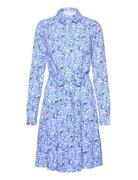 Slfevig Ls Short Dress D2 Blue Selected Femme