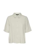 Vmmymilo 2/4 Shirt Wvn Ga Cream Vero Moda