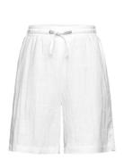 Tanja Linen Shorts White Grunt