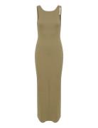 Drewgz Sl Reversible Long Dress Khaki Gestuz