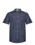 Akkurt S/S Chambray Shirt Blue Anerkjendt