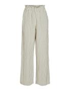 Viprisilla Striped H/W Pants Cream Vila