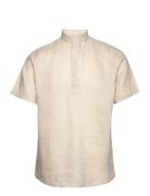 Bs Hobart Casual Modern Fit Shirt Beige Bruun & Stengade