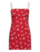 Joie Mini Dress Red Bardot