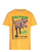 Short-Sleeved T-Shirt Orange Sun City Jurassic Park