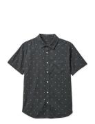 Charter Print S/S Wvn Black Brixton