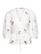 Rebekka Fruit Blouse White A-View