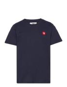 Ola Junior T-Shirt Gots Navy Double A By Wood Wood