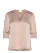 D6Cascais Silk Blouse Beige Dante6